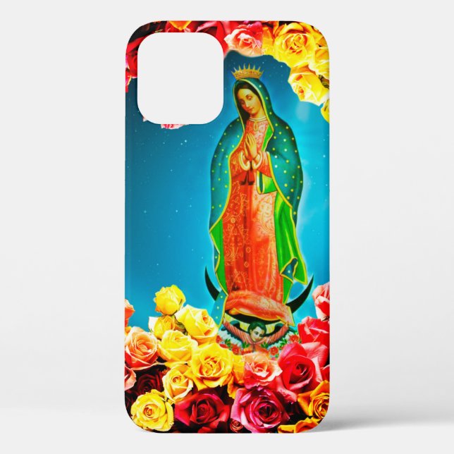 Our Lady of Guadalupe Southwest Style I Phone Case (Back)