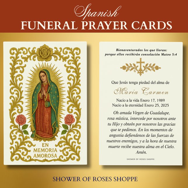 Our Lady of Guadalupe Spanish Funeral Prayer (Creator Uploaded)