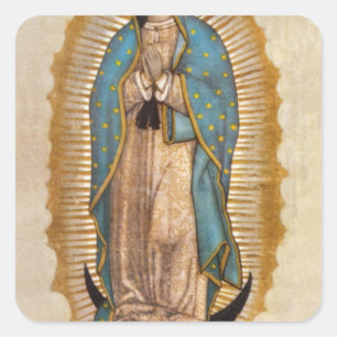 Our Lady Of Guadalupe Square Sticker