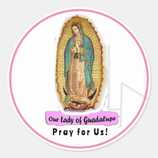 Our Lady of Guadalupe Sticker (Front)