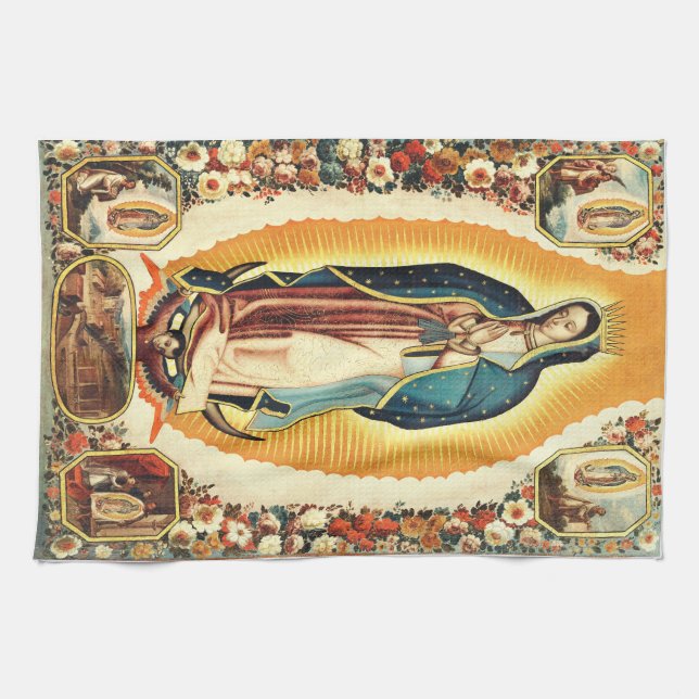 Our Lady of Guadalupe Tea Towel (Horizontal)