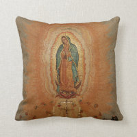 Our Lady of Guadalupe throw pillow