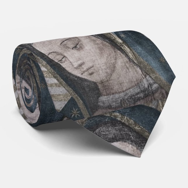 Our Lady of guadalupe Tie (Rolled)
