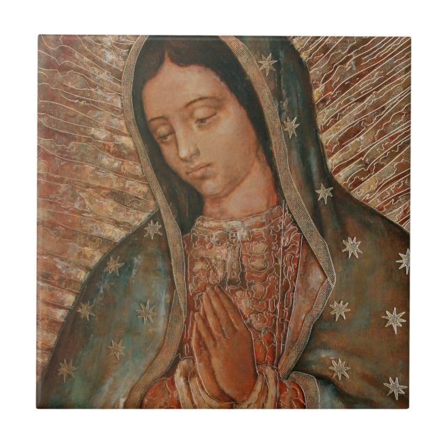 our lady of guadalupe tile (Front)