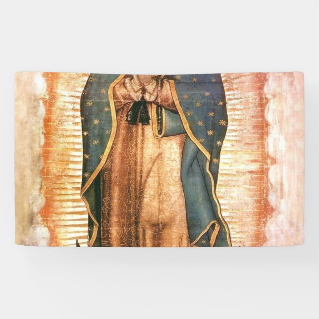 Our Lady Of Guadalupe Vintage Banner (Horizontal)