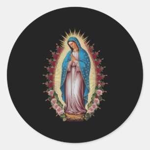 Our Lady Of Guadalupe Virgin Mary  Classic Round Sticker