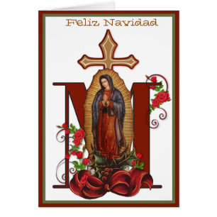 Our Lady of Guadalupe Virgin Mary Feliz Navidad