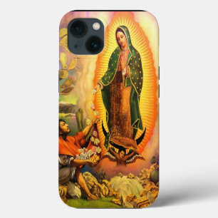 Our Lady of Guadalupe Virgin Mary Vibrant Colour iPhone 13 Case