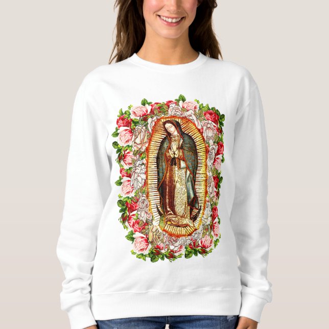Our Lady of Guadalupe,VIRGIN OF GUADALUPE Sweatshirt (Front)