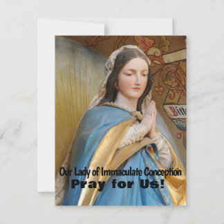 Our Lady of  Immaculate Conception  Card