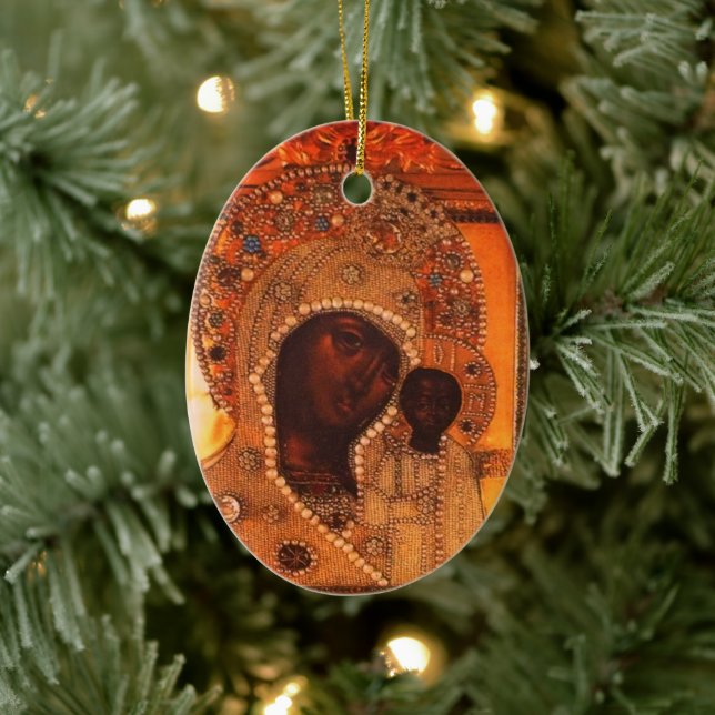 Our Lady of Kazan Ceramic Tree Decoration (Tree)