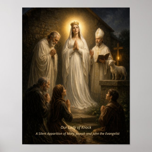 Our Lady of Knock Marian Apparition Art Print (Front)