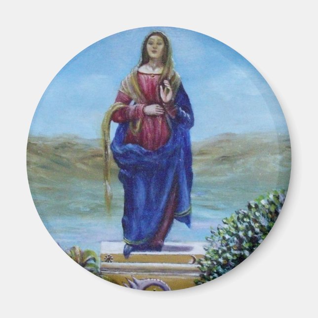 OUR LADY OF LIGHT Madonna of Immaculate Conception Magnet (Front)