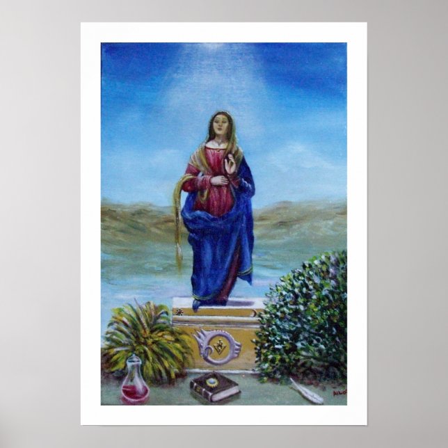 OUR LADY OF LIGHT Madonna of Immaculate Conception Poster (Front)