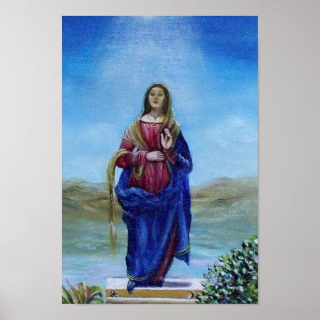 OUR LADY OF LIGHT Madonna of Immaculate Conception Poster (Front)