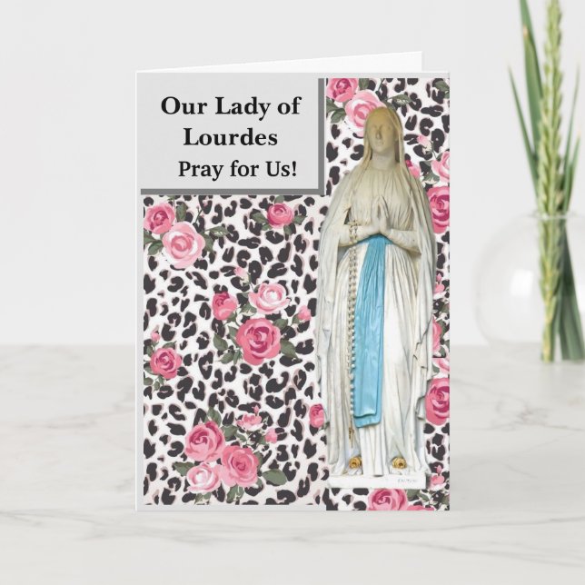 Our Lady of Lourdes Card (Front)