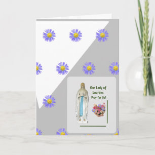 Our Lady of Lourdes Card