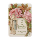 Our Lady of Lourdes Catholic Vintage Prayer