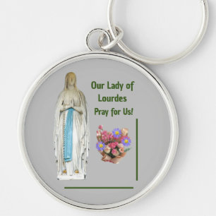 Our Lady of Lourdes Key Ring