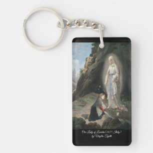 Our Lady of Lourdes Key Ring