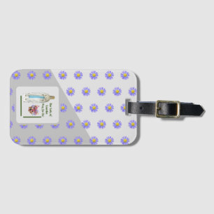 Our Lady of Lourdes Luggage Tag