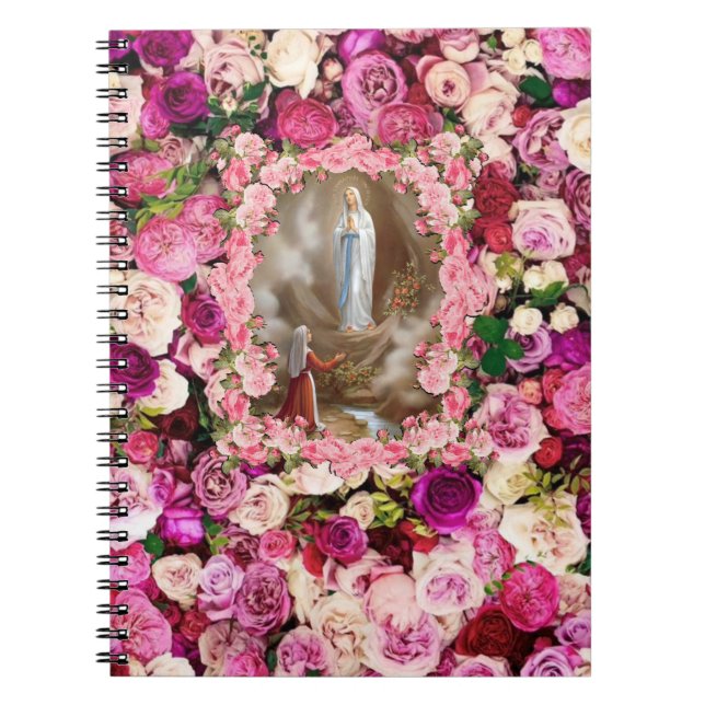 Our Lady Of Lourdes Photo Notebook (Front)
