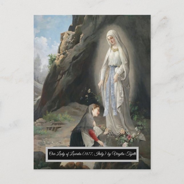 Our Lady of Lourdes Postcard (Front)