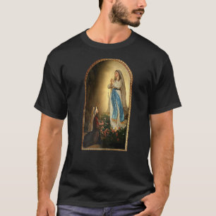 Our Lady Of Lourdes St Bernadette Immaculate Mary T-Shirt