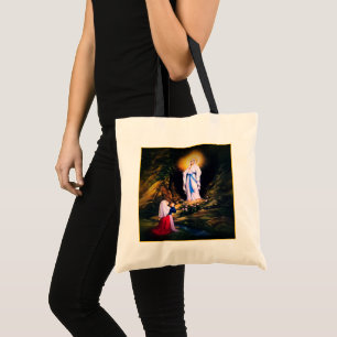 Our Lady of Lourdes Tote Bag