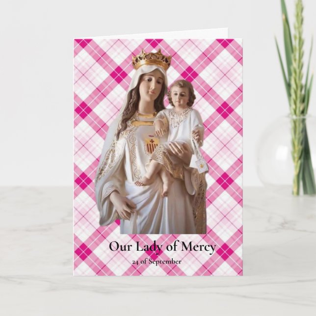 Our Lady of Mercy Card (Front)
