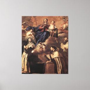Our Lady of Mount Carmel 1641 Canvas Print
