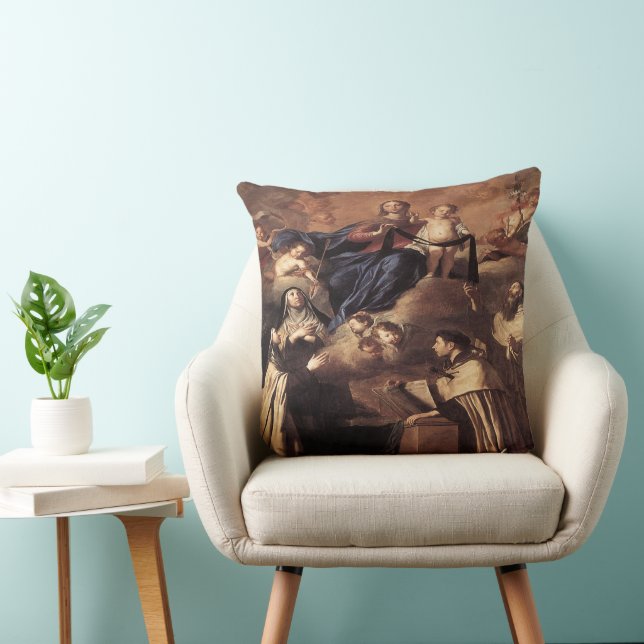 Our Lady of Mount Carmel 1641 Cushion (Chair)