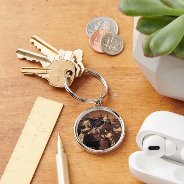 Our Lady of Mount Carmel 1641 Key Ring (Desk)