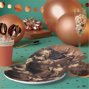 Our Lady of Mount Carmel 1641 Paper Plate