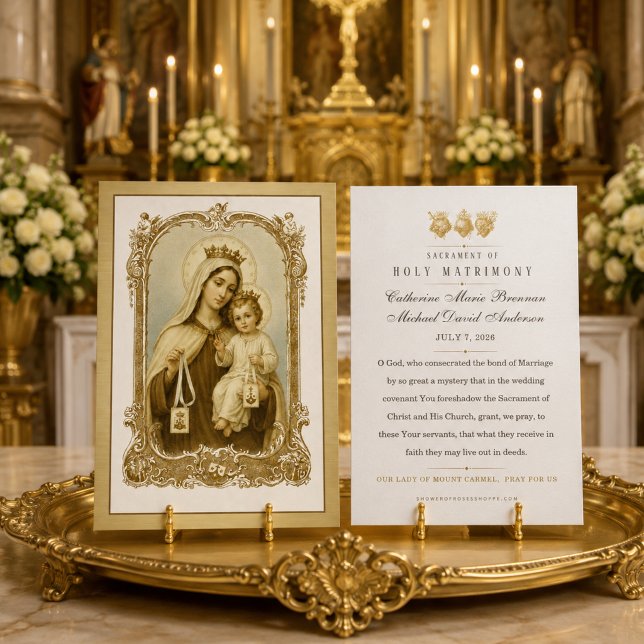 Our Lady of Mount Carmel Catholic Wedding Prayer (Creator Uploaded)