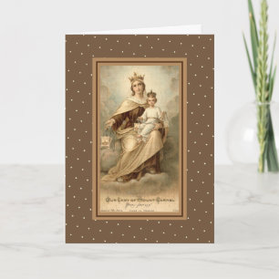 Our Lady of Mount Carmel Greeting Card