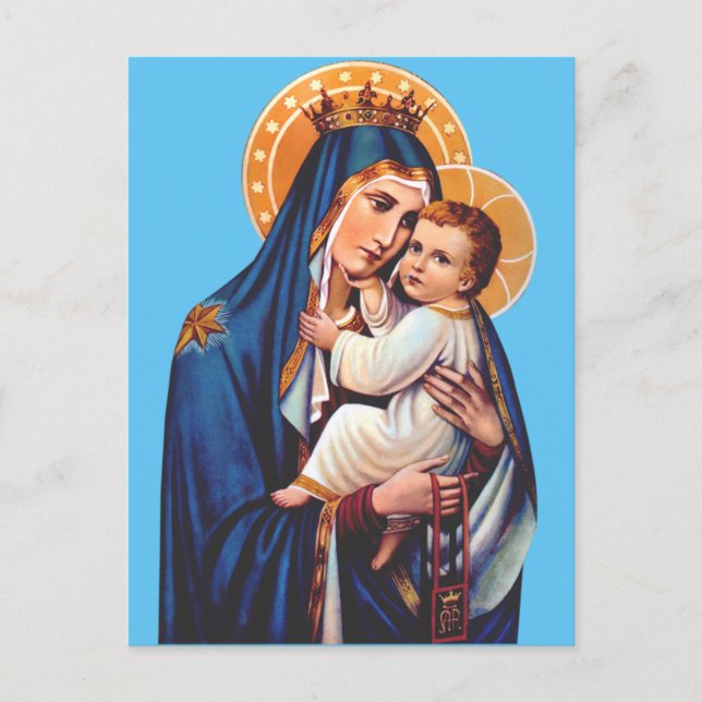 Our Lady of Mount Carmel Postcard (Front)