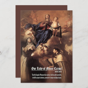Our Lady of Mount Carmel Prayer Invitation