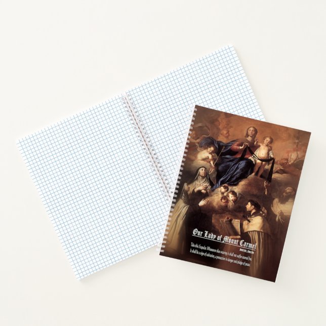 Our Lady of Mount Carmel Prayer Notebook (Inside)