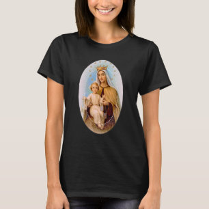 Our Lady Of Mount Carmel Scapular St Teresa Of Avi T-Shirt