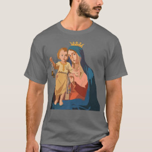 Our Lady of Mount Carmel Scapular St Teresa of Avi T-Shirt