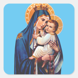 Our Lady of Mount Carmel Square Sticker