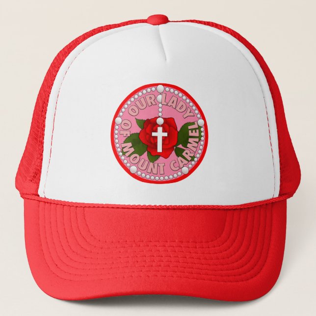 Our Lady of Mount Carmel Trucker Hat (Front)