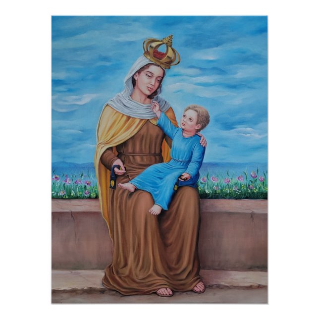 Our Lady of Mount Carmel: Virgin with Scapular  Poster (Front)