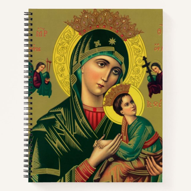our lady of perpetual help 3 ring binder notebook (Front)