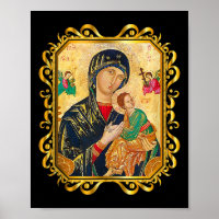 Our Lady Of Perpetual Help Blessed Mother Mary Cat