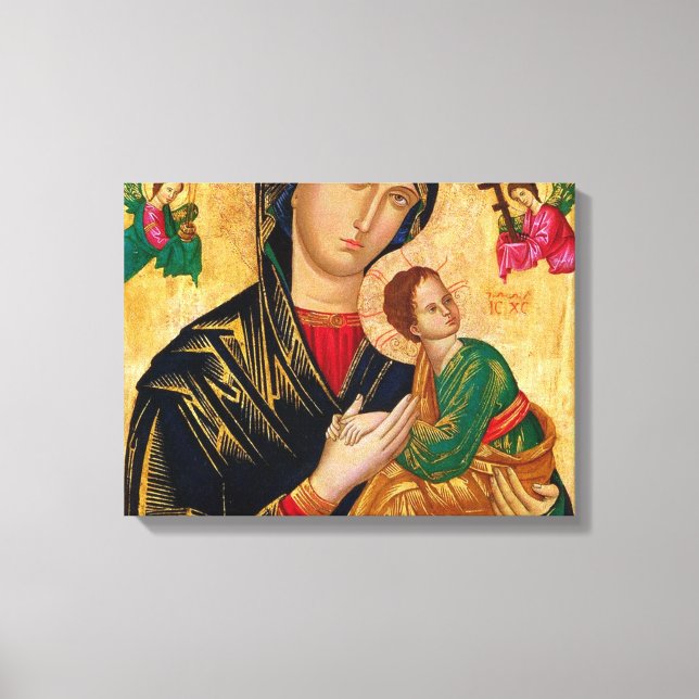 Our Lady of Perpetual Help Canvas Print (Front)