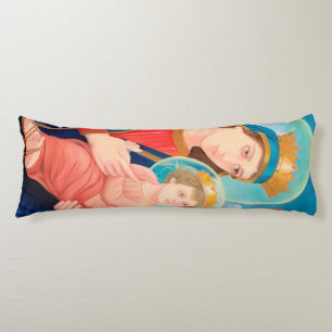 Our Lady of Perpetual Help Catholic Body Cushion