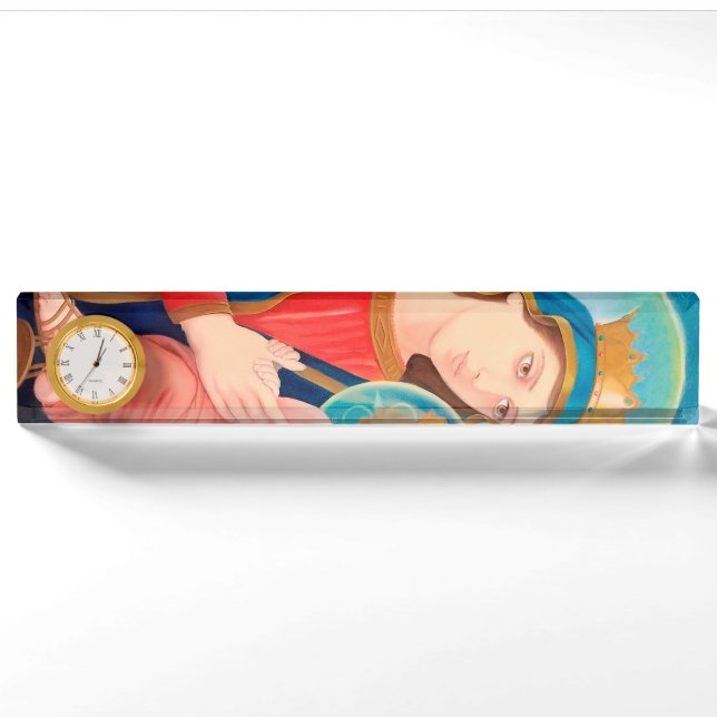 Our Lady of Perpetual Help Catholic Nameplate (Front)