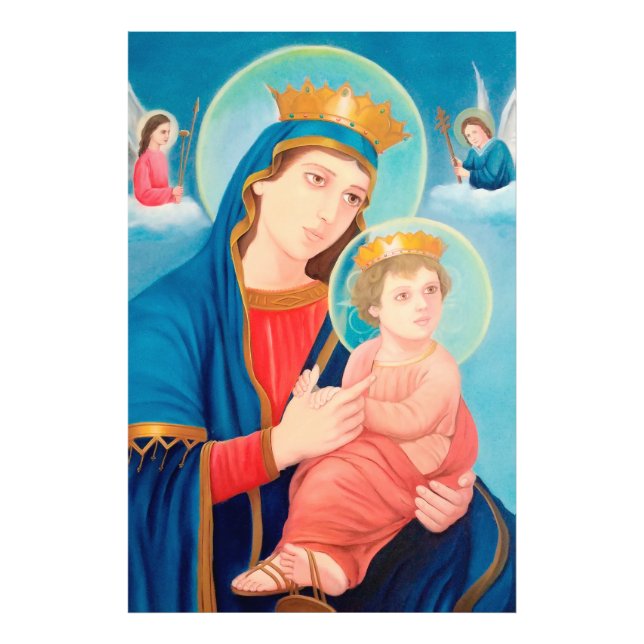 Our Lady of Perpetual Help Catholic Photo Print (Front)